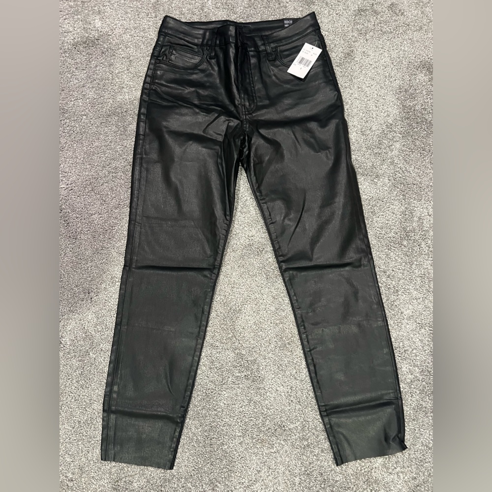 Black KUT FROM KLOTH CHARLIZE CIGARETTE LEG High-Rise Cigarette Jeans WOMENS 6